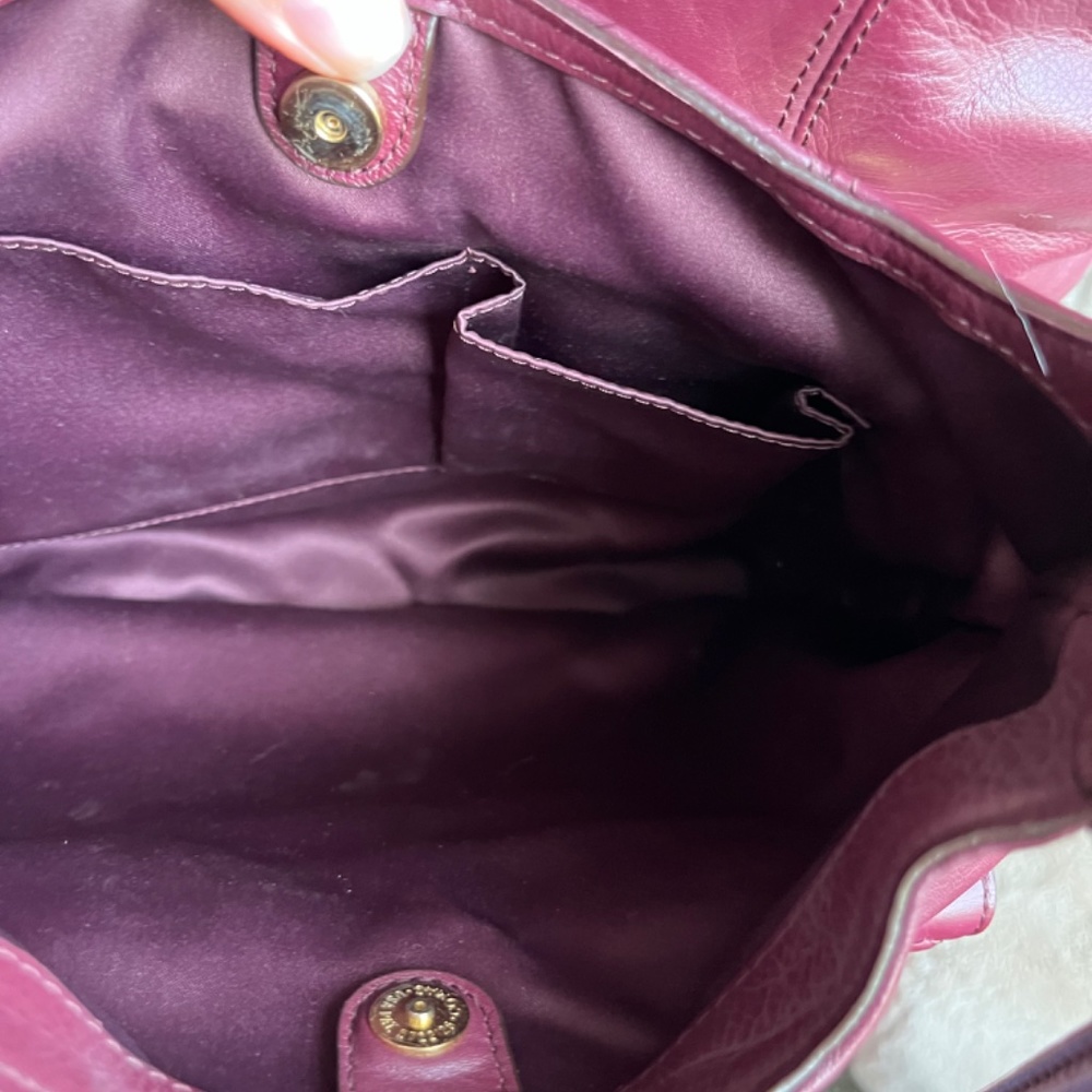 Coach burgundy leather - Picture 9 of 11